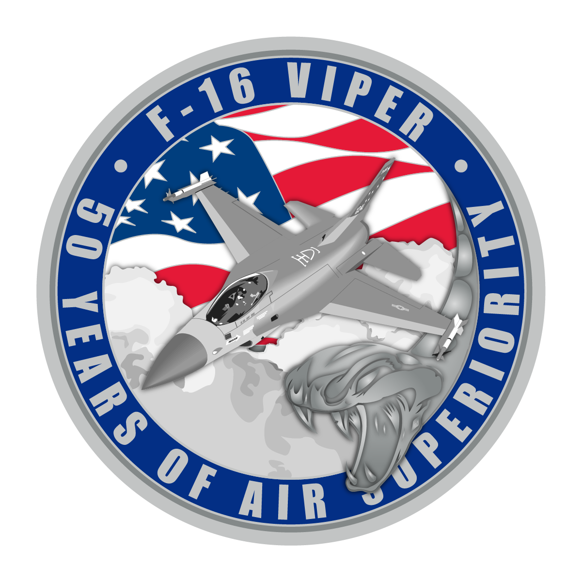 USAF F-16 DEMO TEAM 50周年パッチ USAF F-16 DEMO TEAM 50周年パッチ 【 USAF F-16 DEMO TEAM 50周年パッチ USAF F-16 DEMO TEAM 50周年パッチ 【